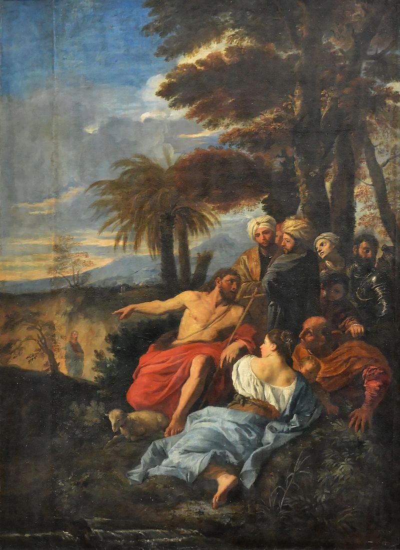 San Giovanni Battista predica nel deserto - Louvre, Parigi
